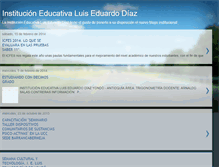 Tablet Screenshot of institucioneducativaluiseduardodiaz.blogspot.com