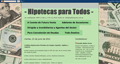 Desktop Screenshot of hipotecasparatodos.blogspot.com