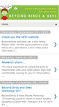 Mobile Screenshot of beyondbirdsandbees.blogspot.com