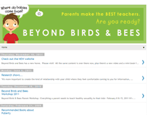 Tablet Screenshot of beyondbirdsandbees.blogspot.com
