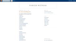 Desktop Screenshot of forced-witness.blogspot.com