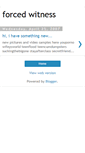 Mobile Screenshot of forced-witness.blogspot.com