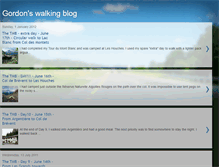 Tablet Screenshot of gordonswalkingblog.blogspot.com