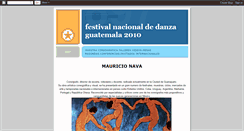 Desktop Screenshot of festivalnacionaldedanza.blogspot.com