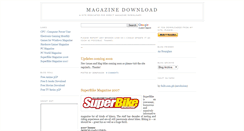 Desktop Screenshot of magazinedload.blogspot.com