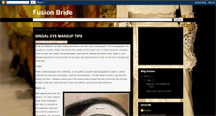 Desktop Screenshot of fusionbride.blogspot.com