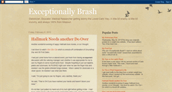 Desktop Screenshot of exceptionallybrash.blogspot.com