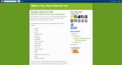 Desktop Screenshot of funsexytime.blogspot.com