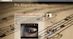 Desktop Screenshot of praalegrarosouvidos.blogspot.com