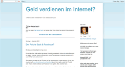 Desktop Screenshot of geldverdienenonline.blogspot.com