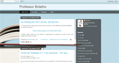 Desktop Screenshot of professorbotelho.blogspot.com