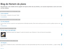 Tablet Screenshot of homemdoplano.blogspot.com