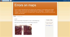 Desktop Screenshot of errormaps.blogspot.com
