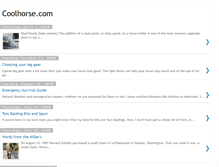 Tablet Screenshot of coolhorsedotcom.blogspot.com