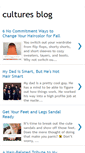 Mobile Screenshot of culturesblogs.blogspot.com