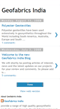 Mobile Screenshot of geofabricsindia.blogspot.com