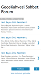 Mobile Screenshot of gecekahvesisohbet.blogspot.com