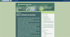 Desktop Screenshot of borboletandocomarte.blogspot.com