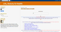 Desktop Screenshot of life-beauty-health.blogspot.com