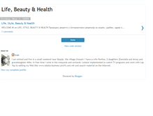 Tablet Screenshot of life-beauty-health.blogspot.com