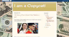 Desktop Screenshot of i-am-a-copycat.blogspot.com