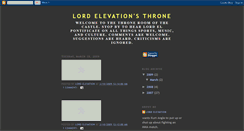 Desktop Screenshot of lordelevation.blogspot.com