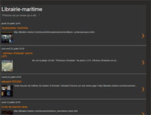 Tablet Screenshot of librairie-maritime.blogspot.com