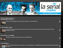 Tablet Screenshot of lasenialmedios.blogspot.com