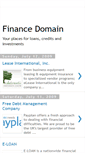 Mobile Screenshot of financedomain.blogspot.com