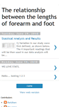 Mobile Screenshot of forearm-vs-foot.blogspot.com