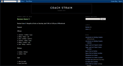 Desktop Screenshot of coachstrain.blogspot.com