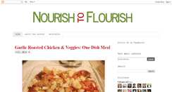 Desktop Screenshot of nourishtoflourishblog.blogspot.com
