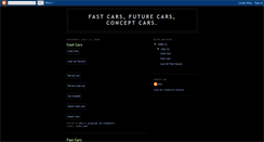 Desktop Screenshot of fastcars-future.blogspot.com