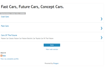 Tablet Screenshot of fastcars-future.blogspot.com