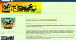 Desktop Screenshot of beisbolbolivia.blogspot.com