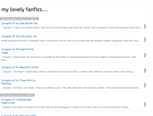 Tablet Screenshot of mylovelyfanfics.blogspot.com