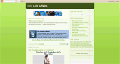 Desktop Screenshot of life-affairs.blogspot.com