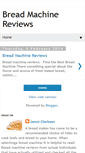 Mobile Screenshot of breadmachine-reviews.blogspot.com