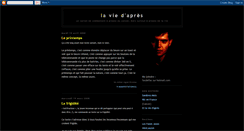 Desktop Screenshot of laviedapres.blogspot.com