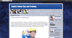 Desktop Screenshot of emilys-tips-and-training.blogspot.com