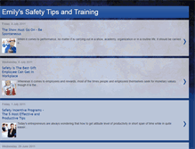 Tablet Screenshot of emilys-tips-and-training.blogspot.com