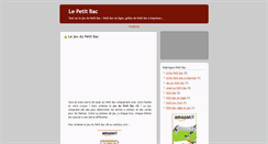 Desktop Screenshot of petit-bac.blogspot.com