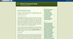 Desktop Screenshot of illinoisforeclosurenews.blogspot.com