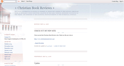 Desktop Screenshot of christianbookreviews.blogspot.com