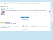 Tablet Screenshot of naturalstoneandpetrifiedwoodsink.blogspot.com