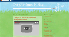 Desktop Screenshot of descobridoresmirins.blogspot.com