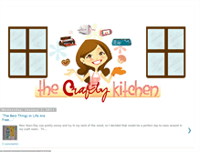 Tablet Screenshot of kristinscraftykitchen.blogspot.com