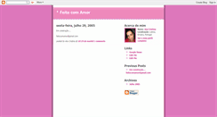 Desktop Screenshot of feitocomamor.blogspot.com