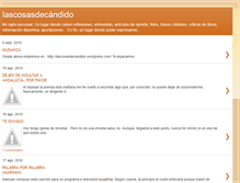 Tablet Screenshot of candidoysuscosas.blogspot.com