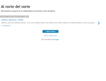 Tablet Screenshot of nortedelnorte.blogspot.com